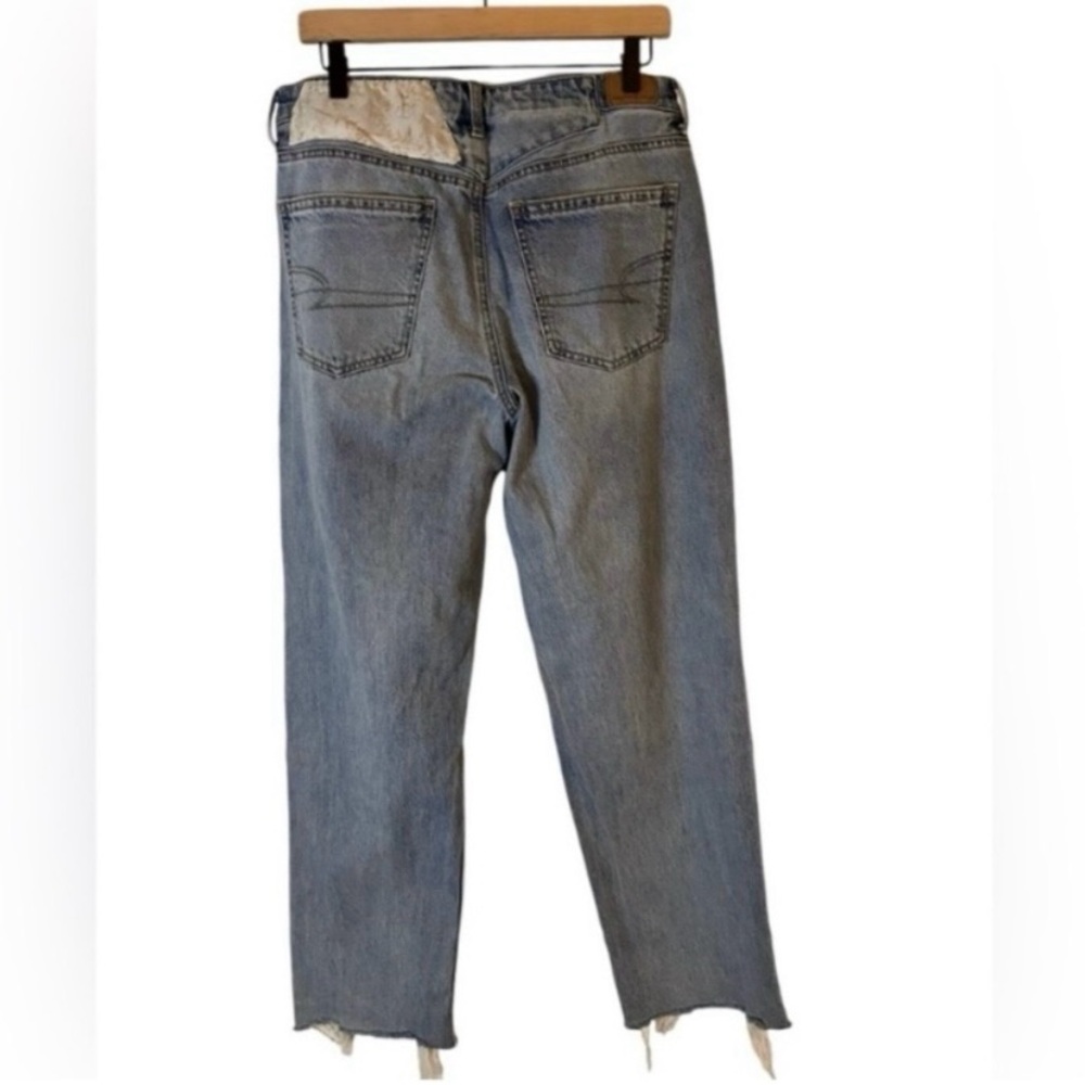 American Eagle Distressed Patchwork Denim Jeans s… - image 2